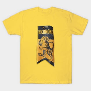 Richmond Tigers - Retro - SUPPORTERS RIBBON T-Shirt